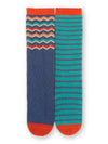 An image of the Kite Cosy Socks Zigzag