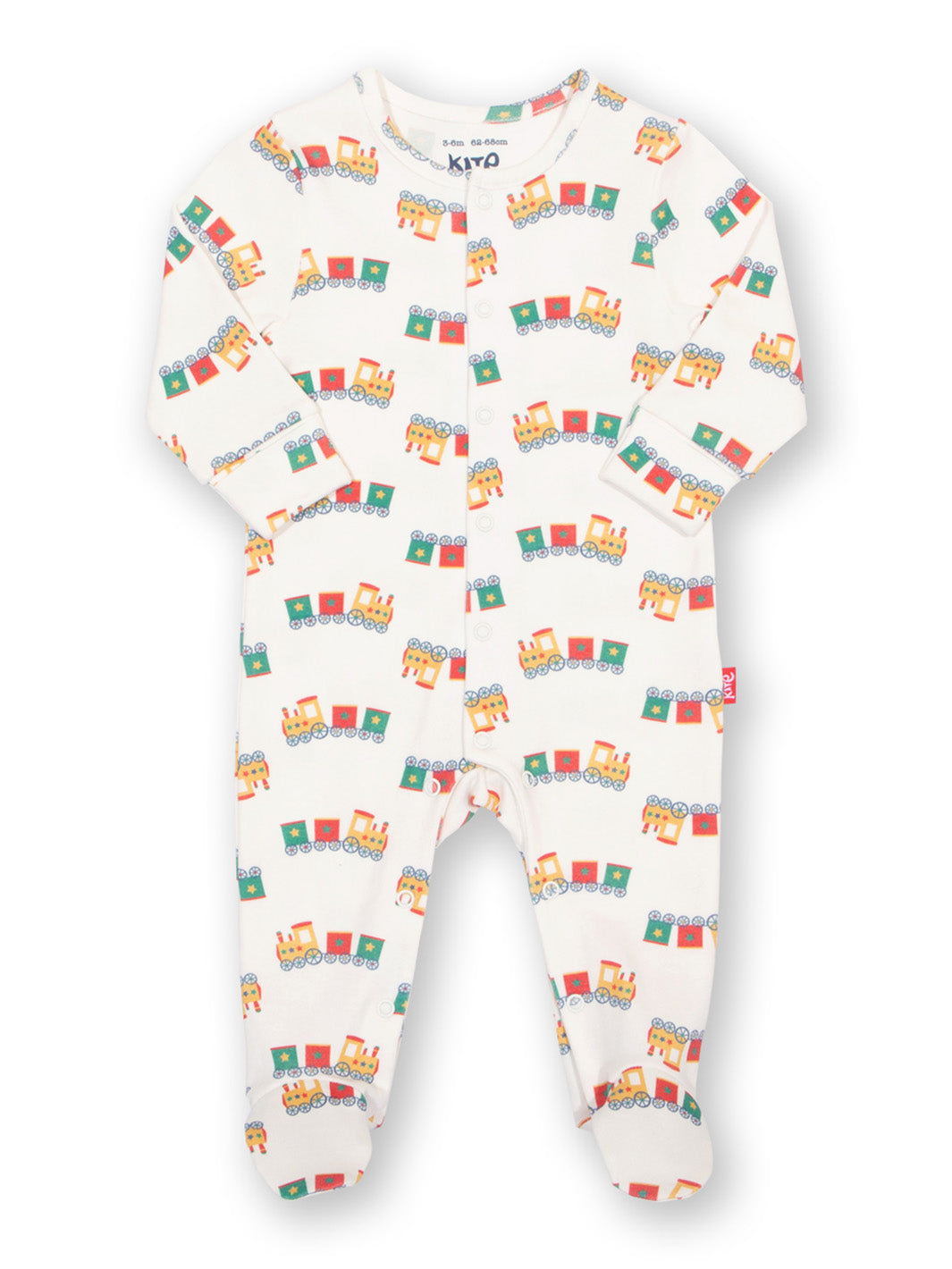 An image of the Kite Choo Choo Sleepsuit