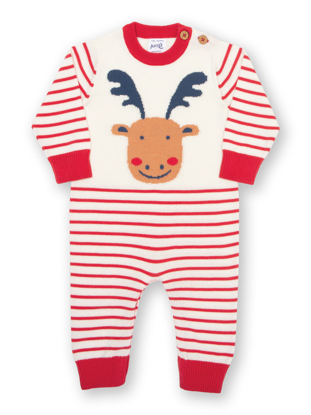 An image of the Kite Mr Moose Knit Romper