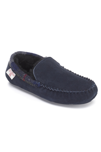 An image of the Bedroom Athletics Hanks Harris Tweed Suede Moccasins