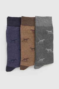 Dogs-A-Plenty Three Pack Socks