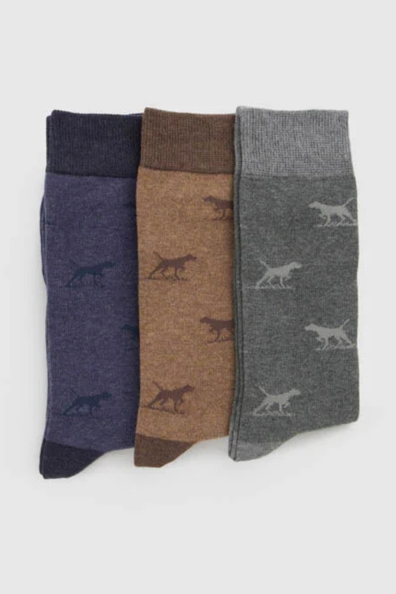 Dogs-A-Plenty Three Pack Socks