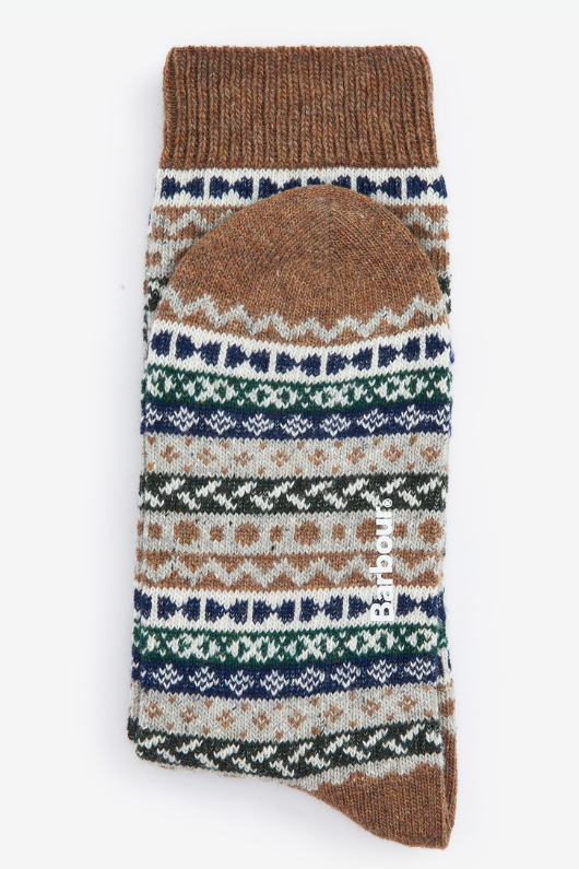 An image of the Barbour Fairisle Socks