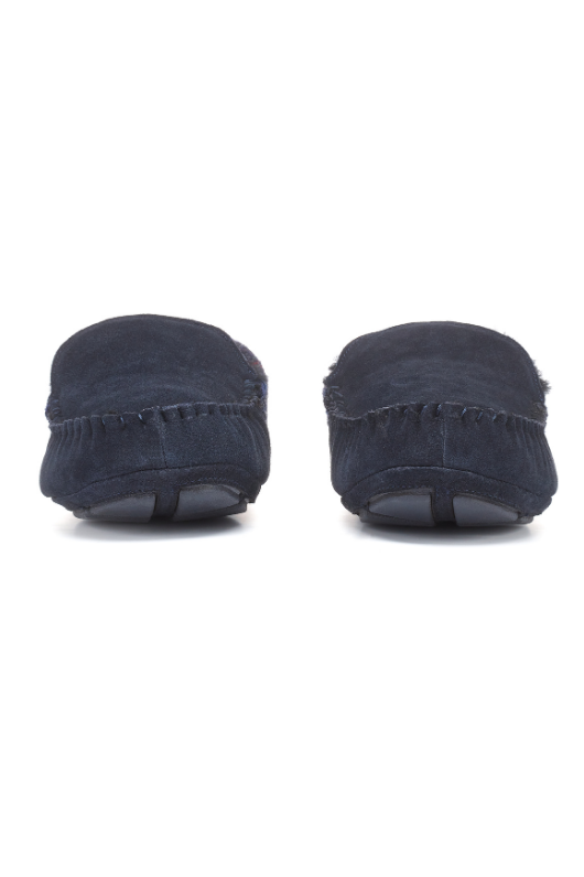 An image of the Bedroom Athletics Hanks Harris Tweed Suede Moccasins