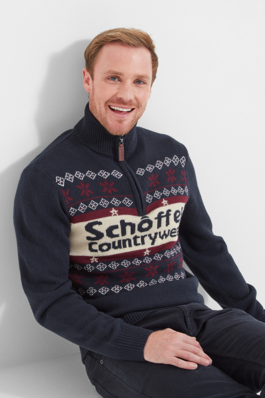 An image of the Schoffel Christmas Jumper