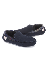 An image of the Bedroom Athletics Hanks Harris Tweed Suede Moccasins