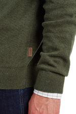 An image of the Schoffel Lewis Lambswool 1/4 Zip Jumper