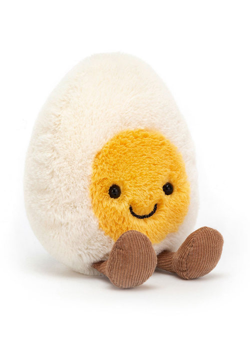 An image of the Jellycat Jellycat Amuseables Happy Boiled Egg