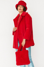 An image of the Jayley Faux Fur Duchess Coat