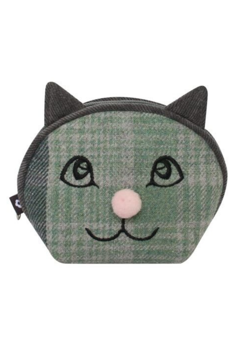 An image of the Earthsquared Tweed Cat Purse