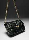 An image of the Barbour International Soft Quilt Shoulder Bag
