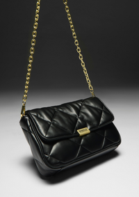 An image of the Barbour International Soft Quilt Shoulder Bag