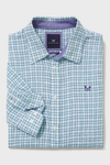 An image of the Crew Clothing Linen Check Shirt