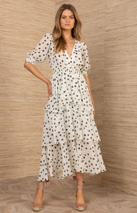 An image of the Hale Bob Kiera Chiffon Dress