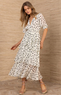An image of the Hale Bob Kiera Chiffon Dress