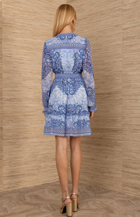 An image of the Hale Bob Eleanora Chiffon Dress