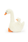 An image of the Jellycat Featherful Swan