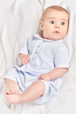 An image of the Dandelion Pique Nautical Romper