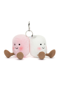 Jellycat Amuseables Pair of Marshmallows Bag Charm