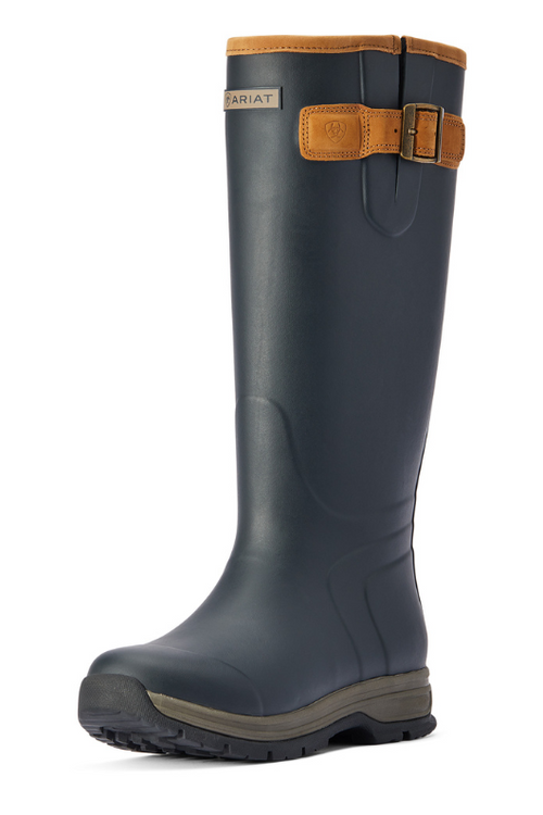 An image of the Ariat Burford Insulated Rubber Boot in the colour Navy.