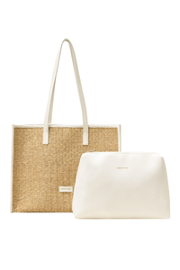 An image of the Every Other Straw Box Tote Bag