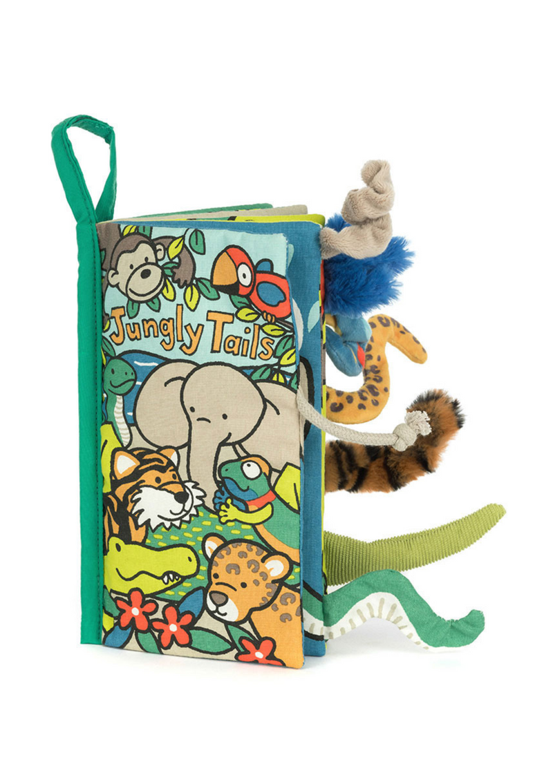 An image of the Jellycat Jellycat Jungly Tails Book