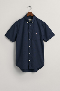 An image of the Gant Micro Dot Poplin Short Sleeve Shirt