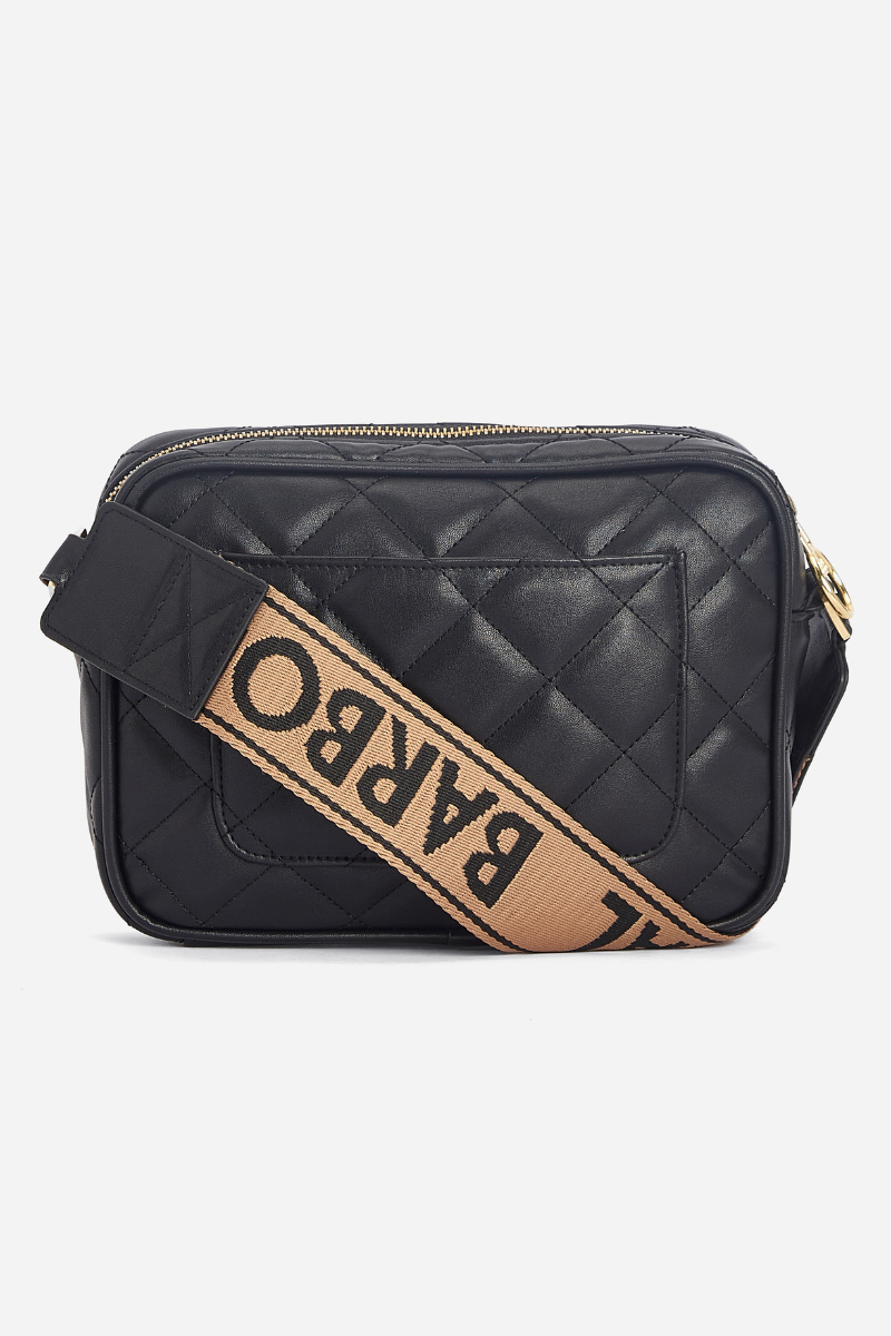 An image of the Barbour International Quilted Sloane Crossbody Bag