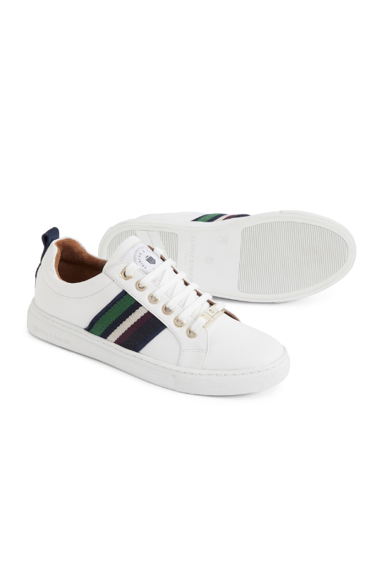 An image of the Fairfax & Favor Fairfax & Favor Boston Leather Trainer