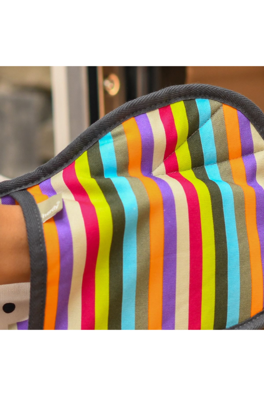 The Herdy Company Oven Glove in Peep Stripe