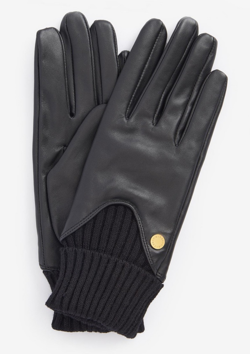 An image of the Barbour Deanna Leather Gloves