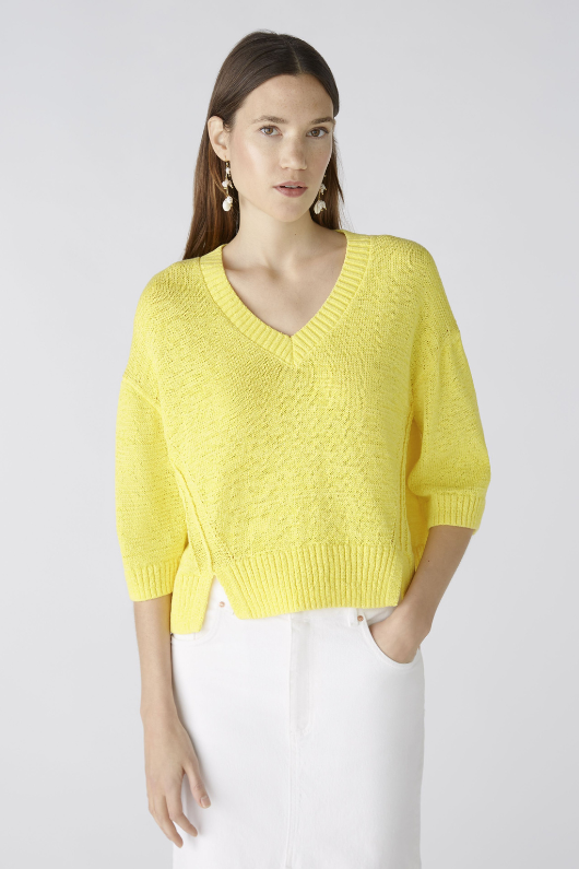 An image of the Oui 3/4 Sleeve Jumper
