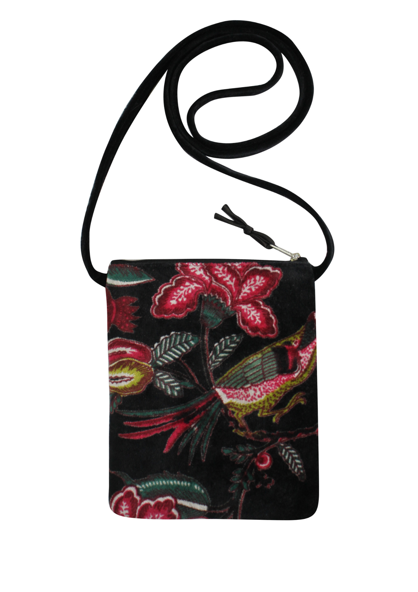 An image of the Earthsquared Printed Velvet Sling Bag
