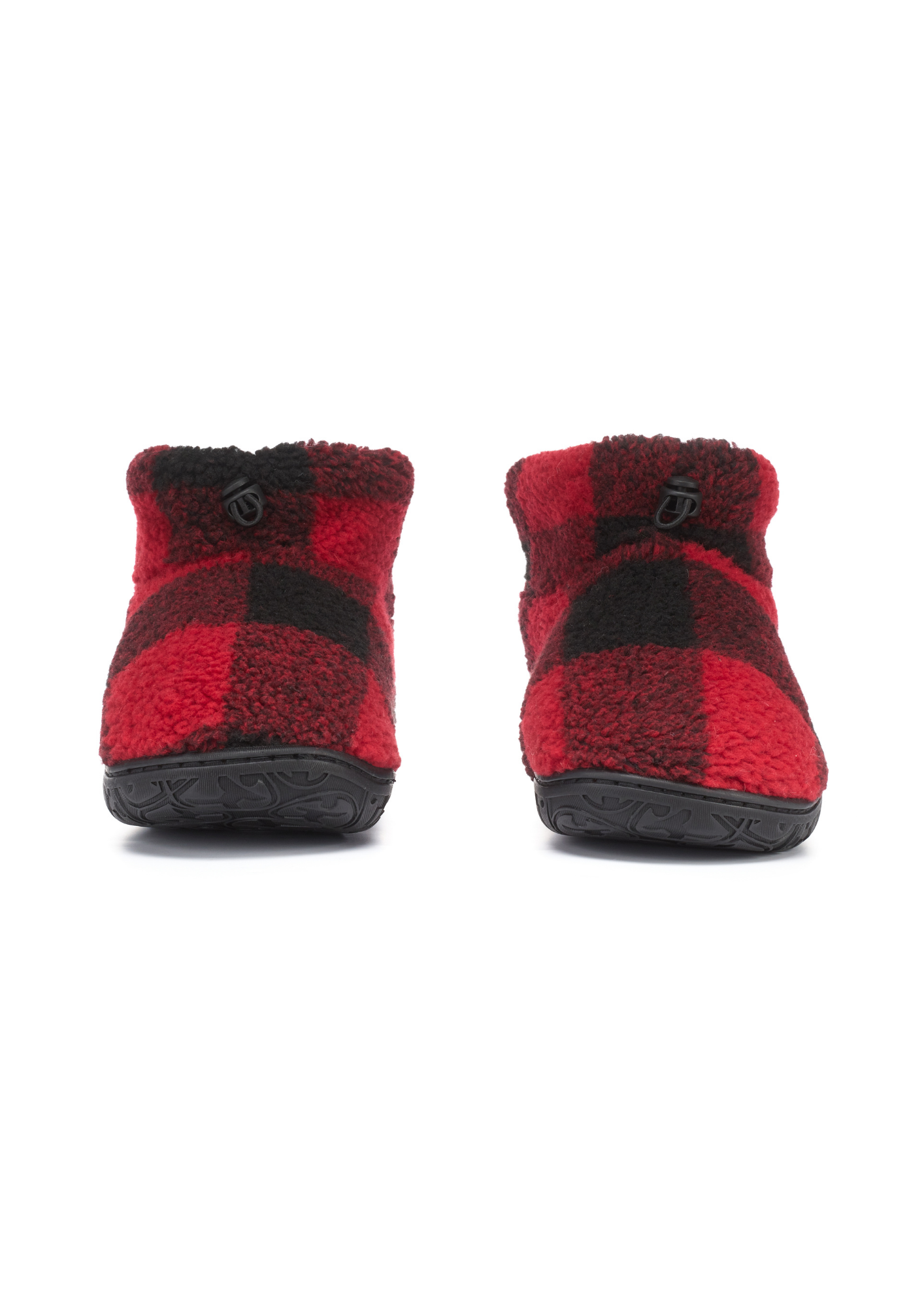 An image of the Bedroom Athletics Neeson Shorter Length Check Sherpa Slipper Boots