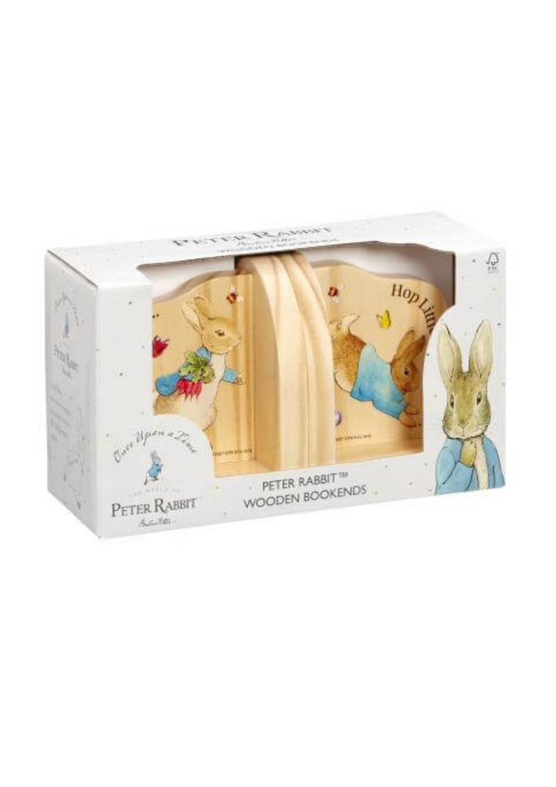 An image of the Rainbow Designs Beatrix Potter Wood Bookends