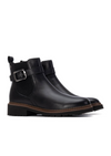 An image of the Carmela Leather Mid Heel Ankle Boot
