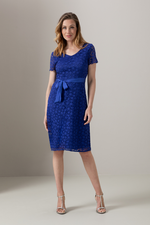 An image of the Bianca Darcey Short Sleeve Lace Dress