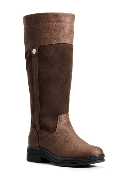 An image of the Ariat Windermere II Waterproof Boot in the colour Dark Brown.