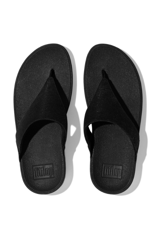 An image of the Fitflop Lulu Shimmerlux Toe-Post Sandals