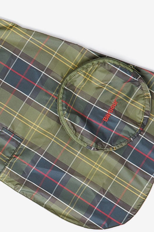 An image of the Barbour Packable Tartan Dog Coat in the colour Classic Tartan.