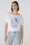 An image of the Oui Lady Print T-Shirt