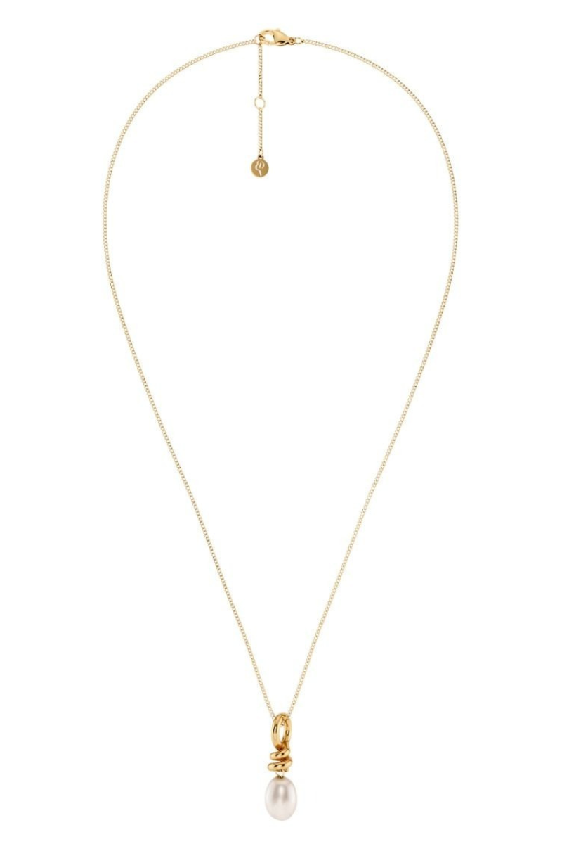 An image of the Edblad Swivel Necklace Pearl S Gold