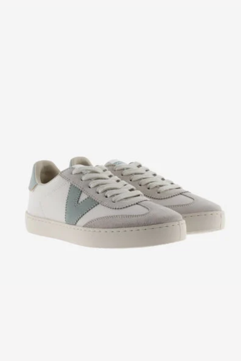 An image of the Victoria Berlin Faux Leather & Suede Cyclist Trainer