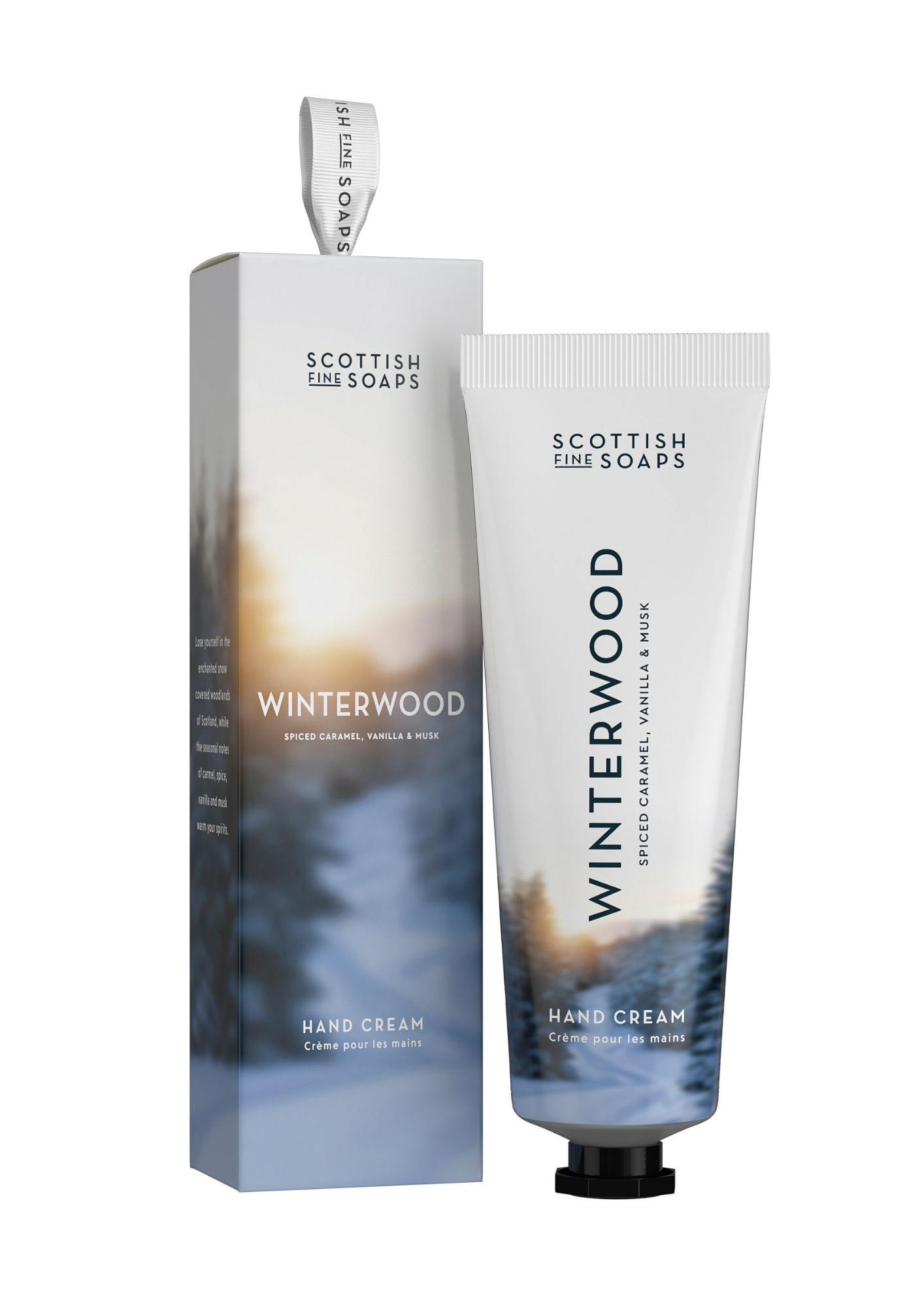 An image of the Scottish Fine Soaps Hand Cream 75ml Tube in Carton