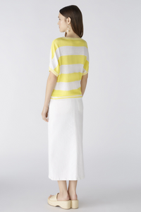 An image of the Oui Block Stripe Jumper