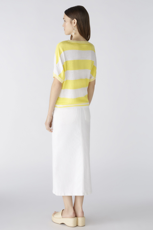 An image of the Oui Block Stripe Jumper