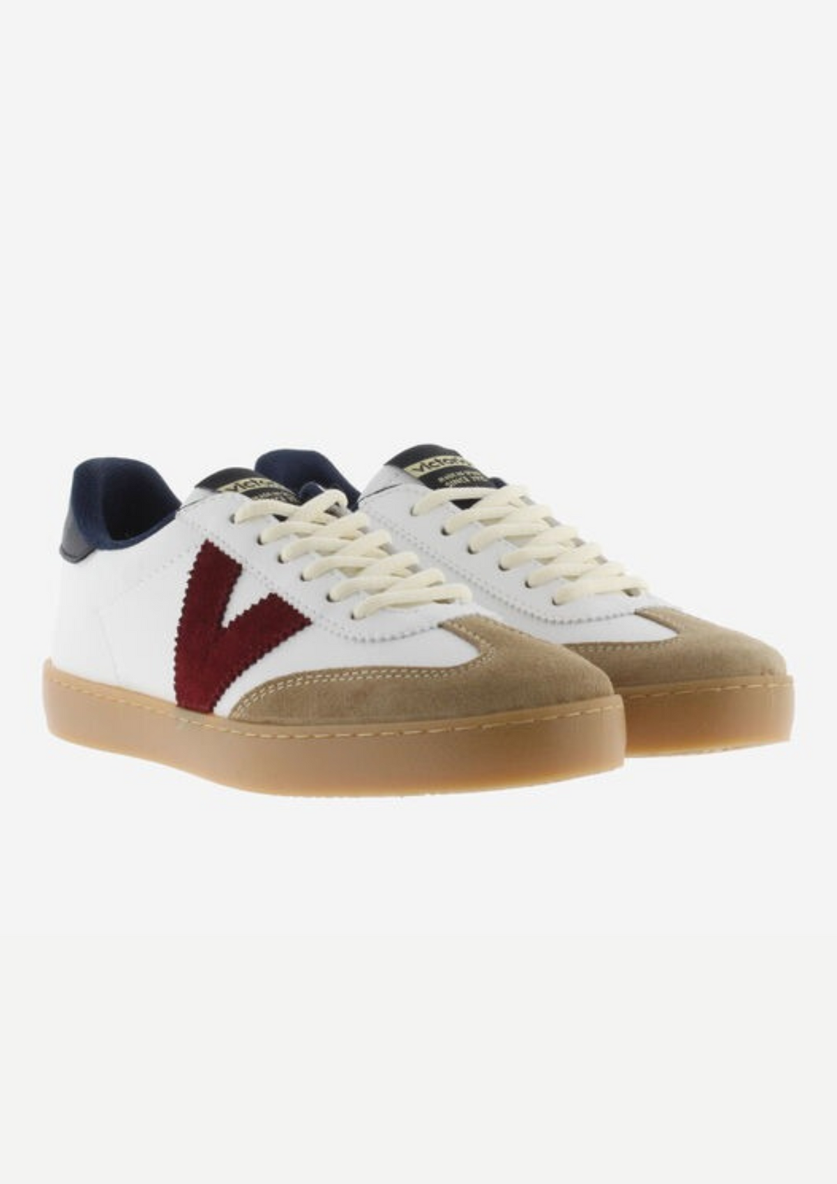 An image of the Victoria Berlin Cyclist Leather & Suede Trainer