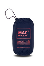 Mac in a Sac LDS Synergy Jacket. A lightweight packable jacket, comes with a sack for storage. This jacket has thermolite filling and reflective detailing and is in the colour Navy.