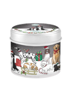 An image of the The Country Candle Company Emma Lawrence Festive Designs Tin Candle