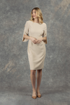 An image of the Fee G Beaded Sleeve Dress